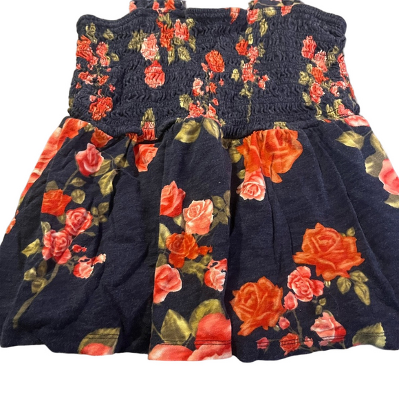 Maurices Tops - Maurices Floral Tank Top in Navy and Coral